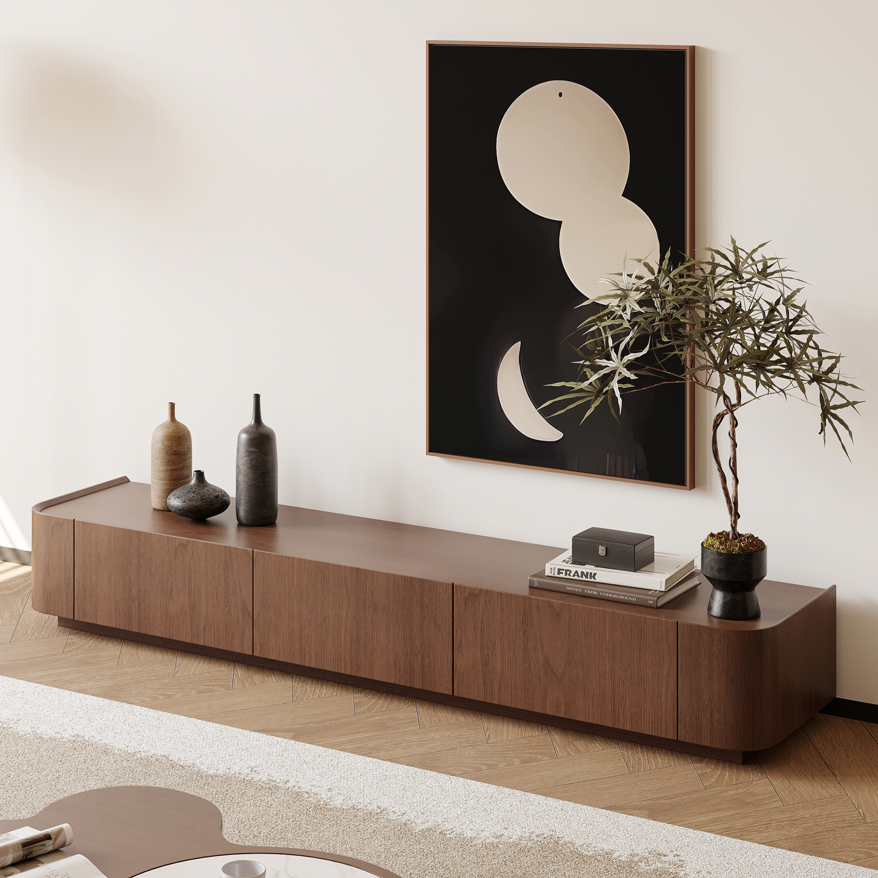 Latitude Run® Lydiane Combination TV Cabinet with Storage